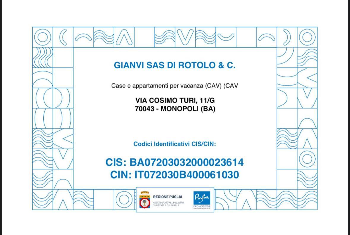 Apartamento Dimora San Vito Monopoli Exterior foto